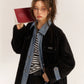 Denim Shearling Casual Coat  ASG0050