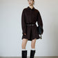 Vintage Brown Shirt Dress SUY0027