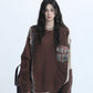 Docking Patchwork Knit Sweater WLS0013