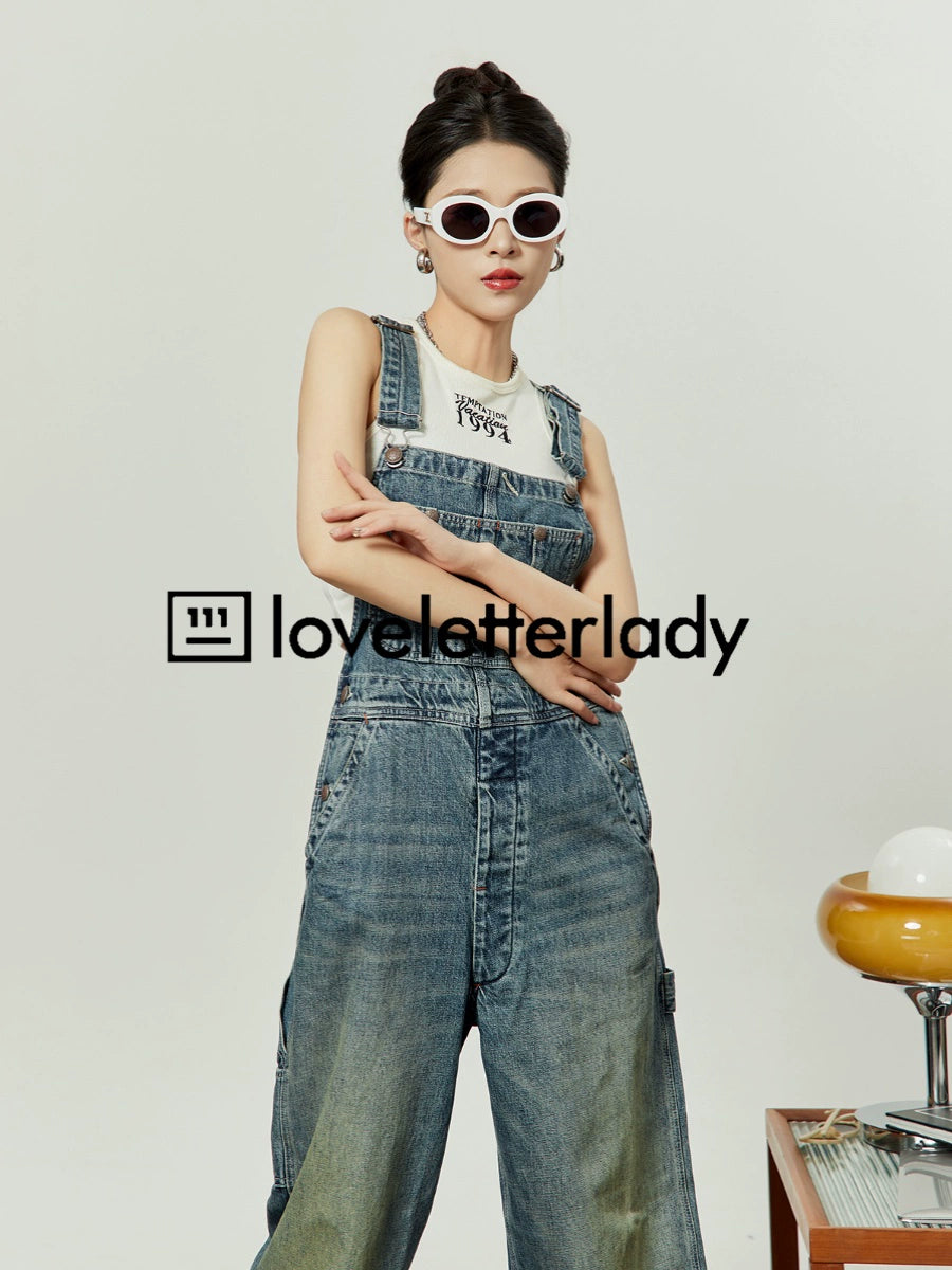 Vintage Denim Overalls LLA0161