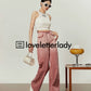 Dirty Pink Gradient Denim Pants LLA0155