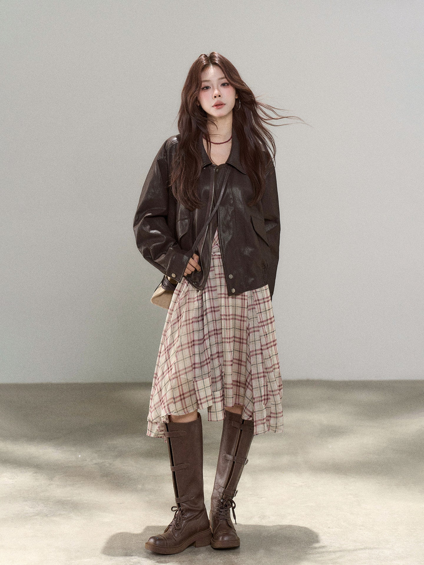 Brown High-End Leather Jacket WDB0014