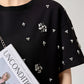 Rhinestone T-shirt Dress FER0124
