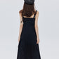 Square Neck Asymmetry Dress SHN0045