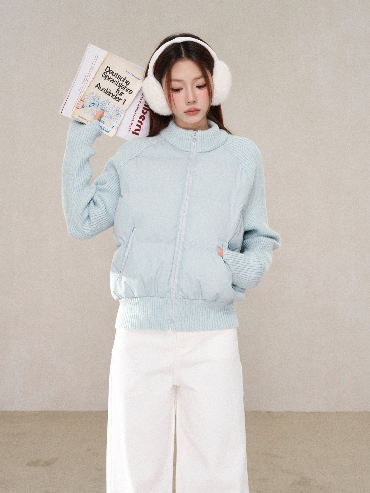 Down Knit Blouson WDB0006