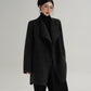 Waist Belt Wool Coat SRS0389
