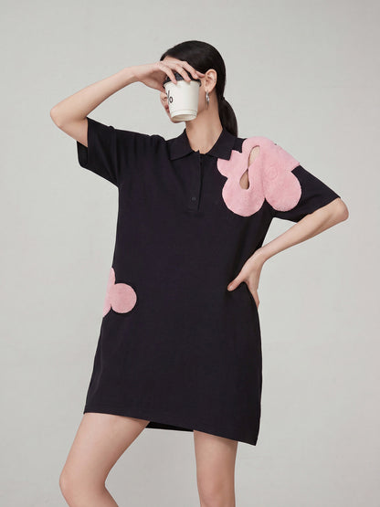 Daisy Polo Shirt Mini Dress FER0349