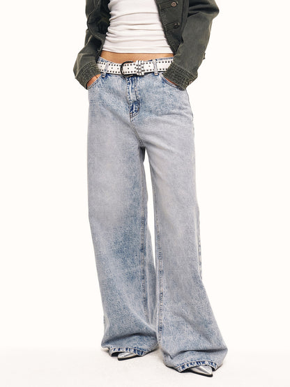 Wing Print Street Style Jeans ZTS0026