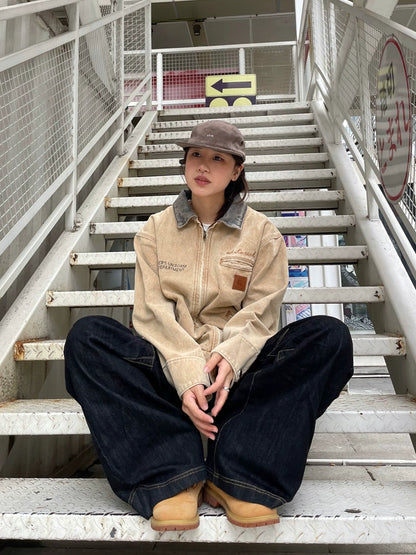 Vintage Denim Work Jacket CYE0063
