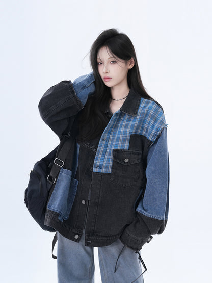 Patchwork Denim Jacket WLS0017