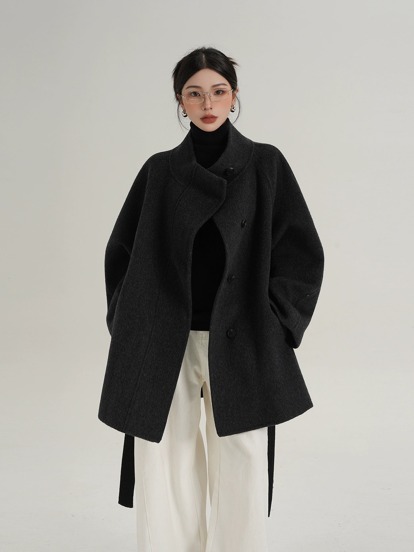 Wool Mid-Length Coat SRS0398