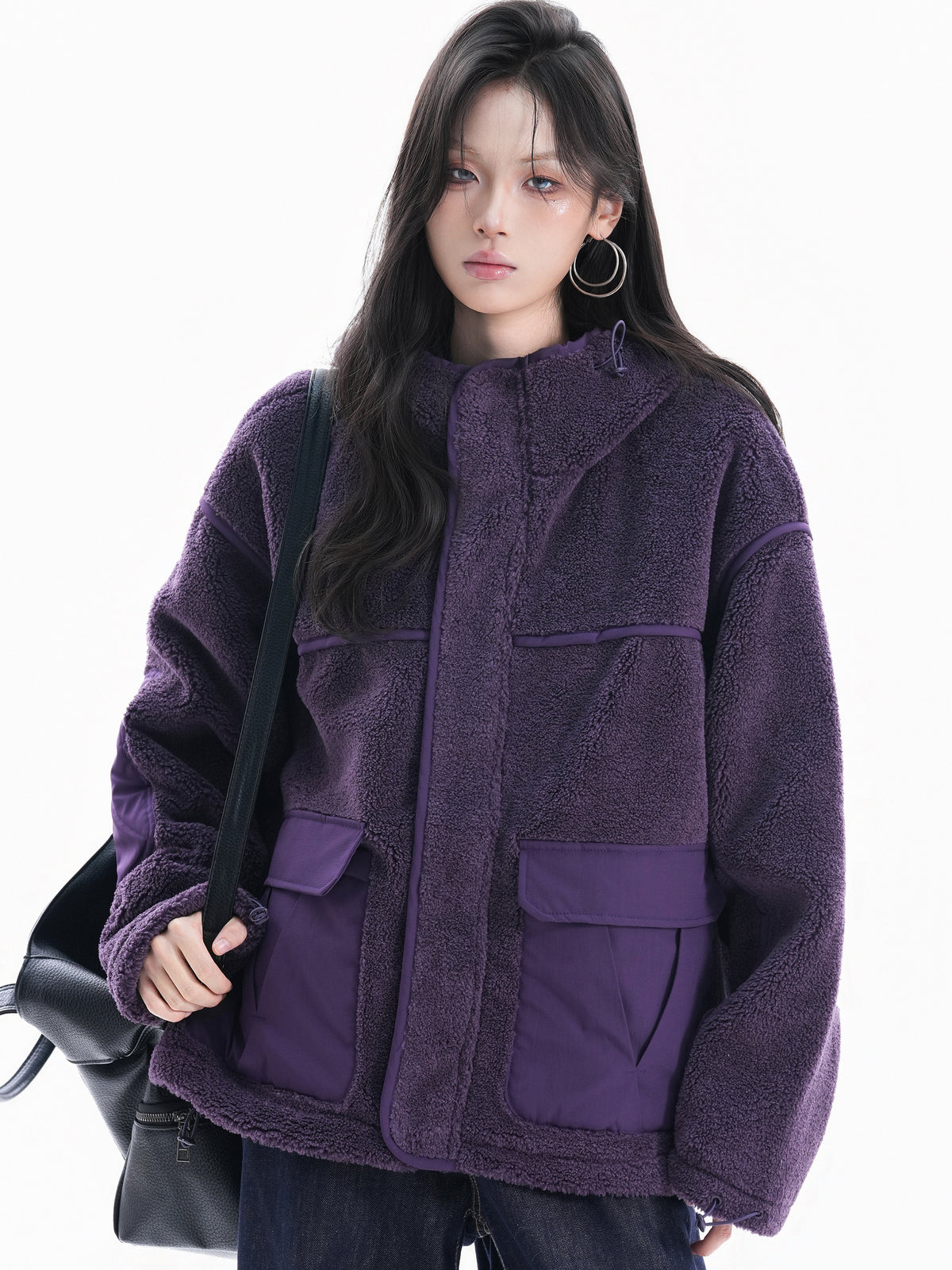 Oversized Boar Fleece Jacket WLS0014