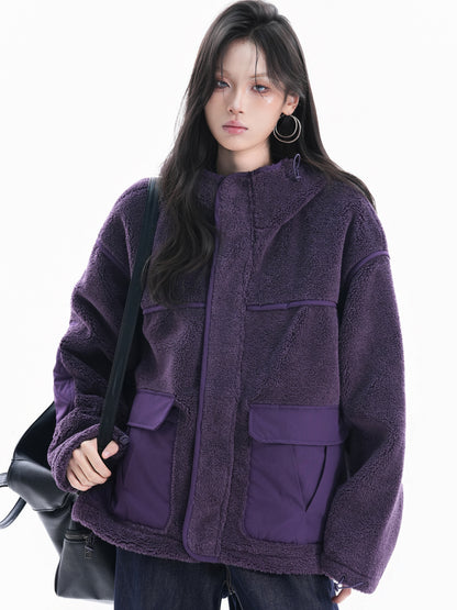 Oversized Boar Fleece Jacket WLS0014