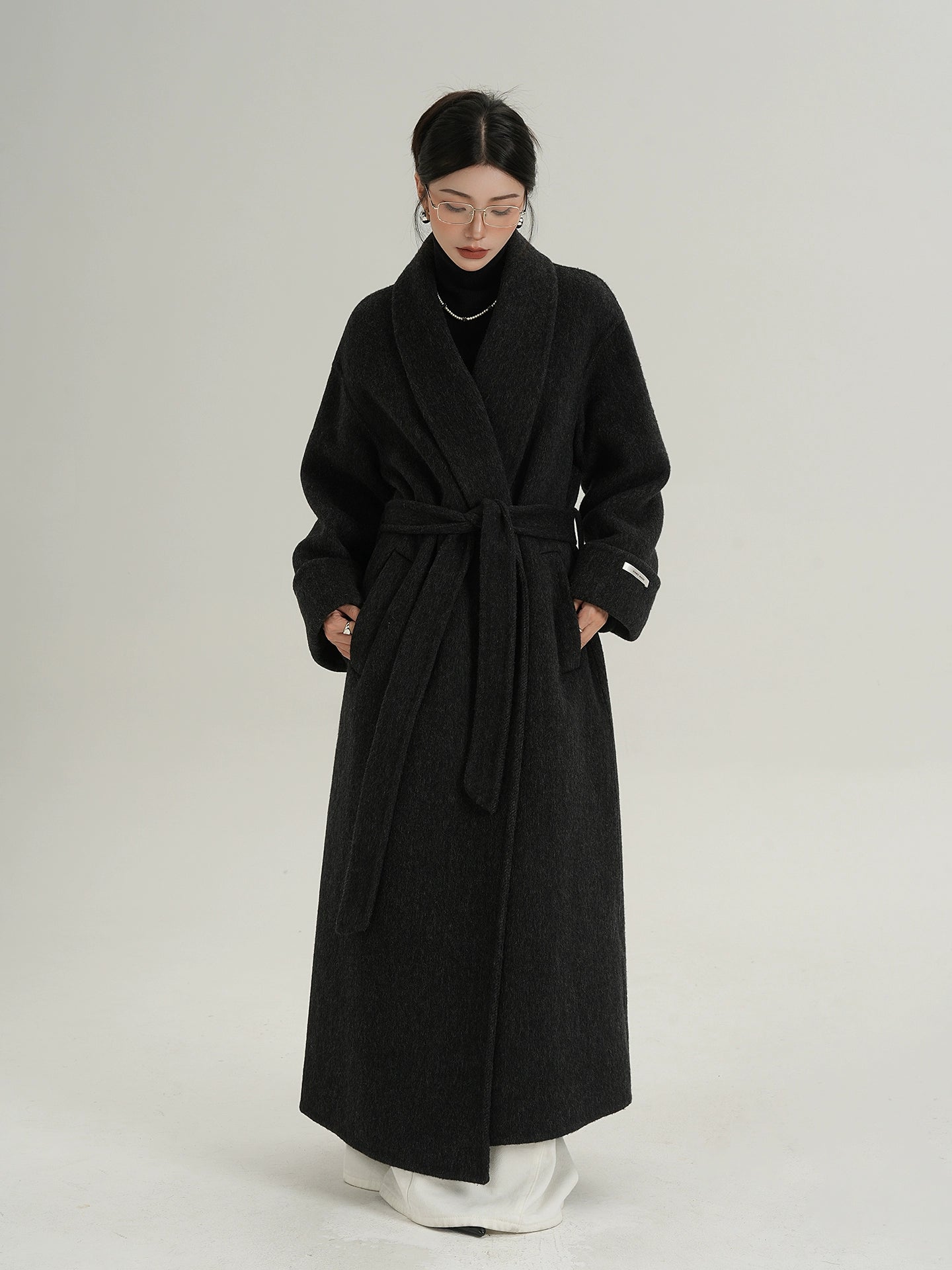 Elegant Long Wool Coat SRS0401