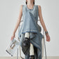 Washed Vest Strap Dress FER0106