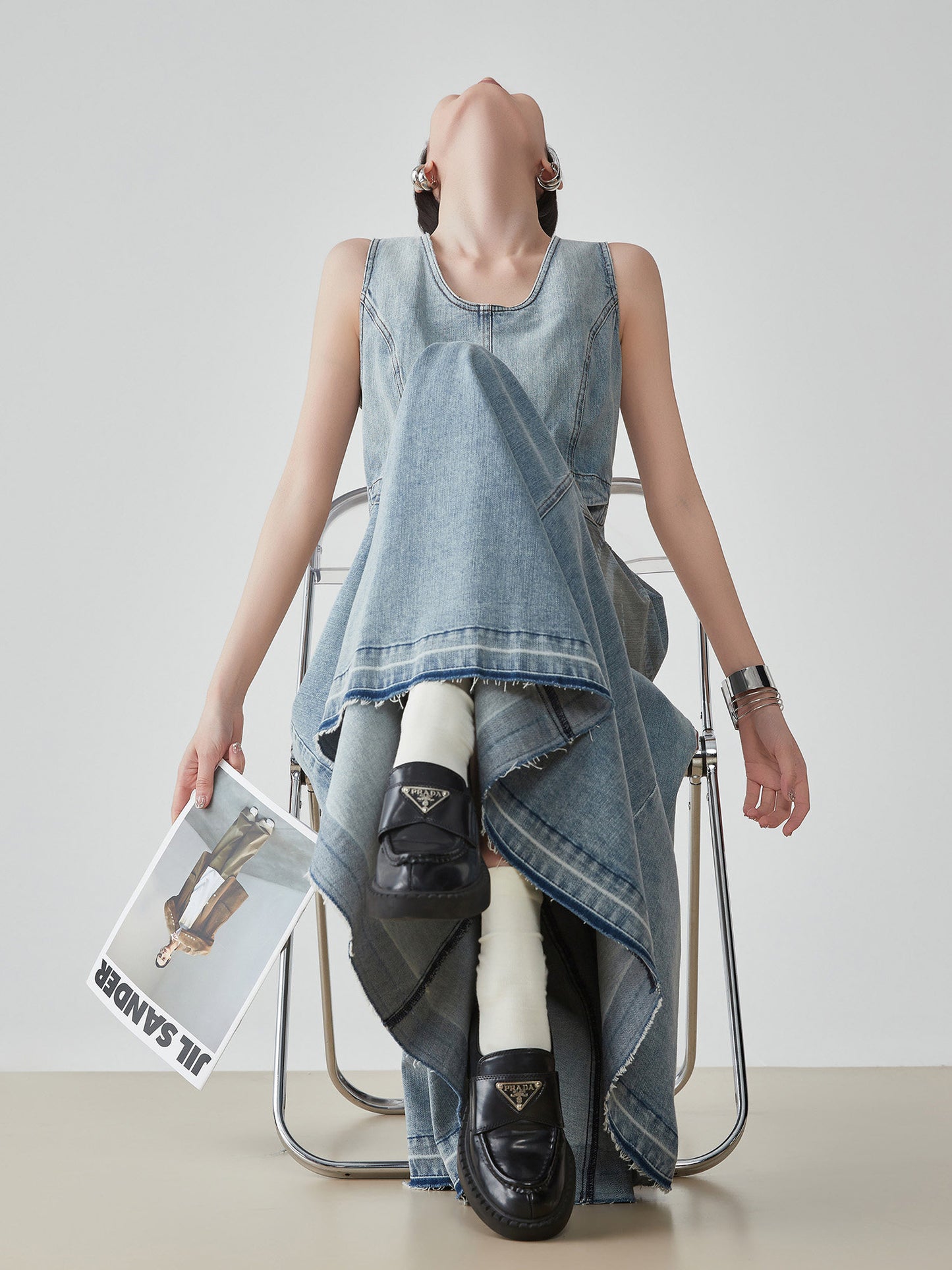 Washed Vest Strap Dress FER0106