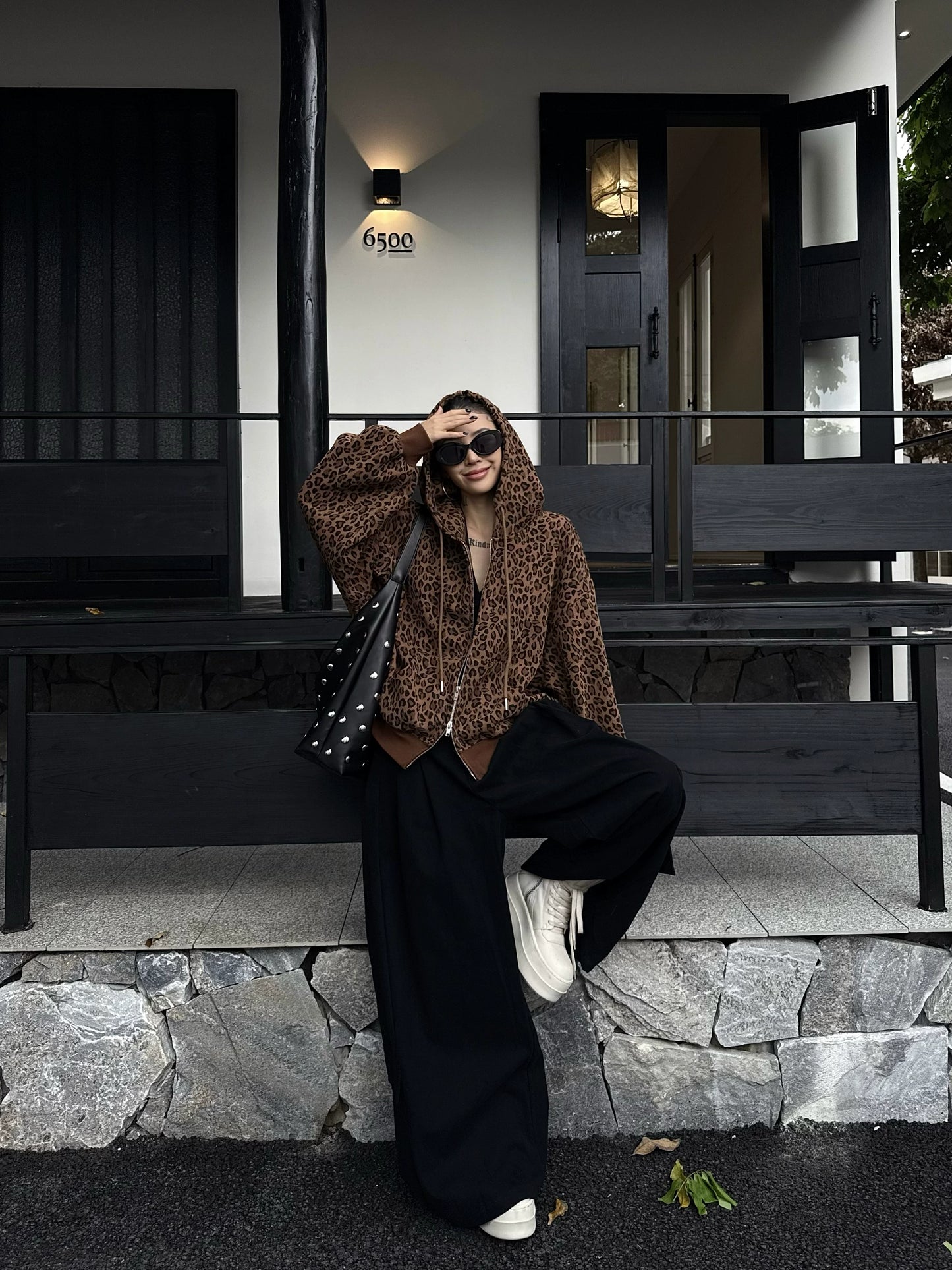 Leopard Long Sleeve Jacket ZRS0094