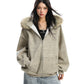 Fur Food Thin Striped Jacket BGS0019