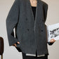 No Collar Short Coat SUY0008