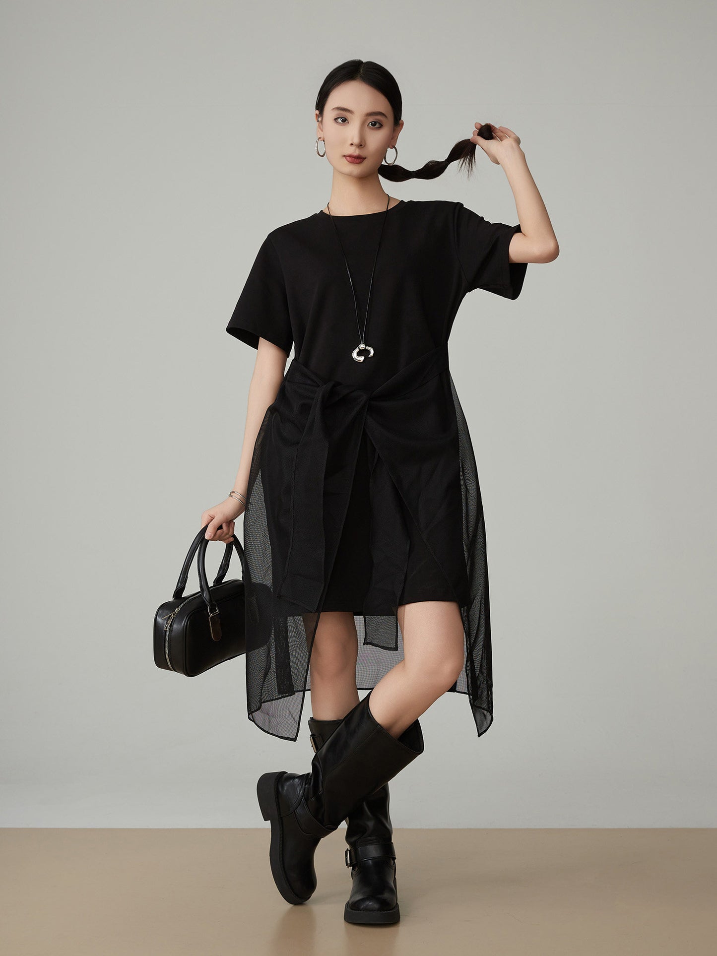 Asymmetric Docking Dress FER0157