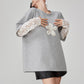 Lace Sleeve Layered Style T-Shirt FER0149