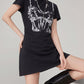 Corset Print Mini Dress FER0262