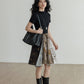 Patchwork-Style Docking Mini Dress VAS0198