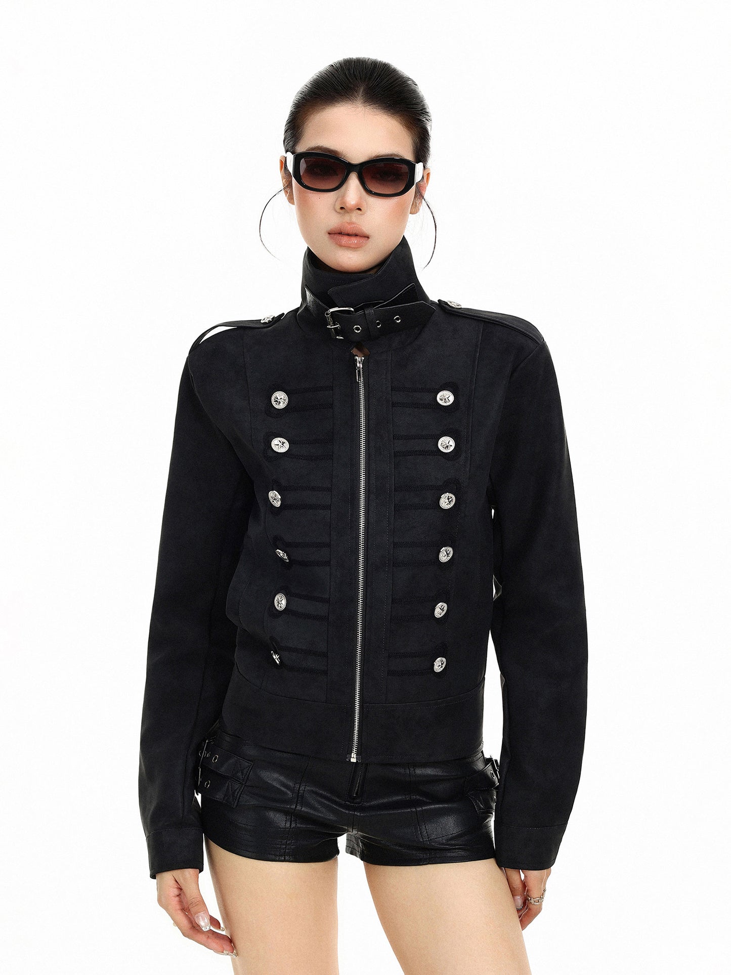 Napoleon Stand Collar Zip Jacket BGS0056