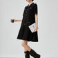 Ribbon Motif Polo Collar Mini Dress FER0113