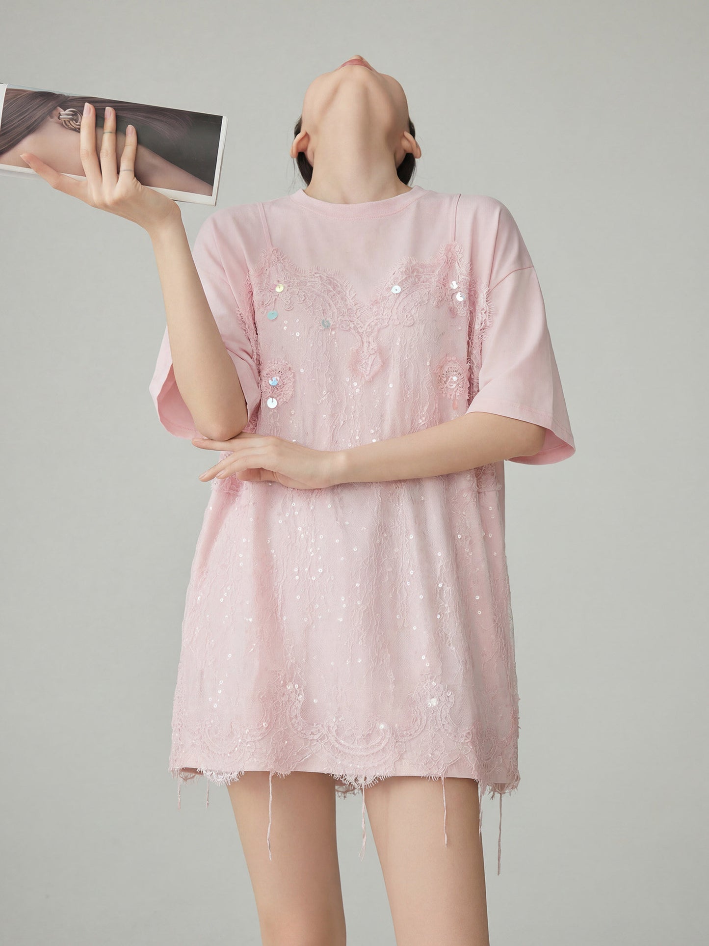 Camisole Layered-Style T-Shirt FER0134