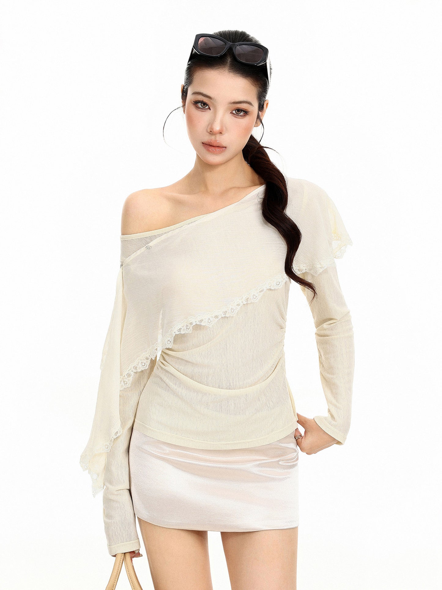 Off-Shoulder Long-Sleeve Top BGS0051