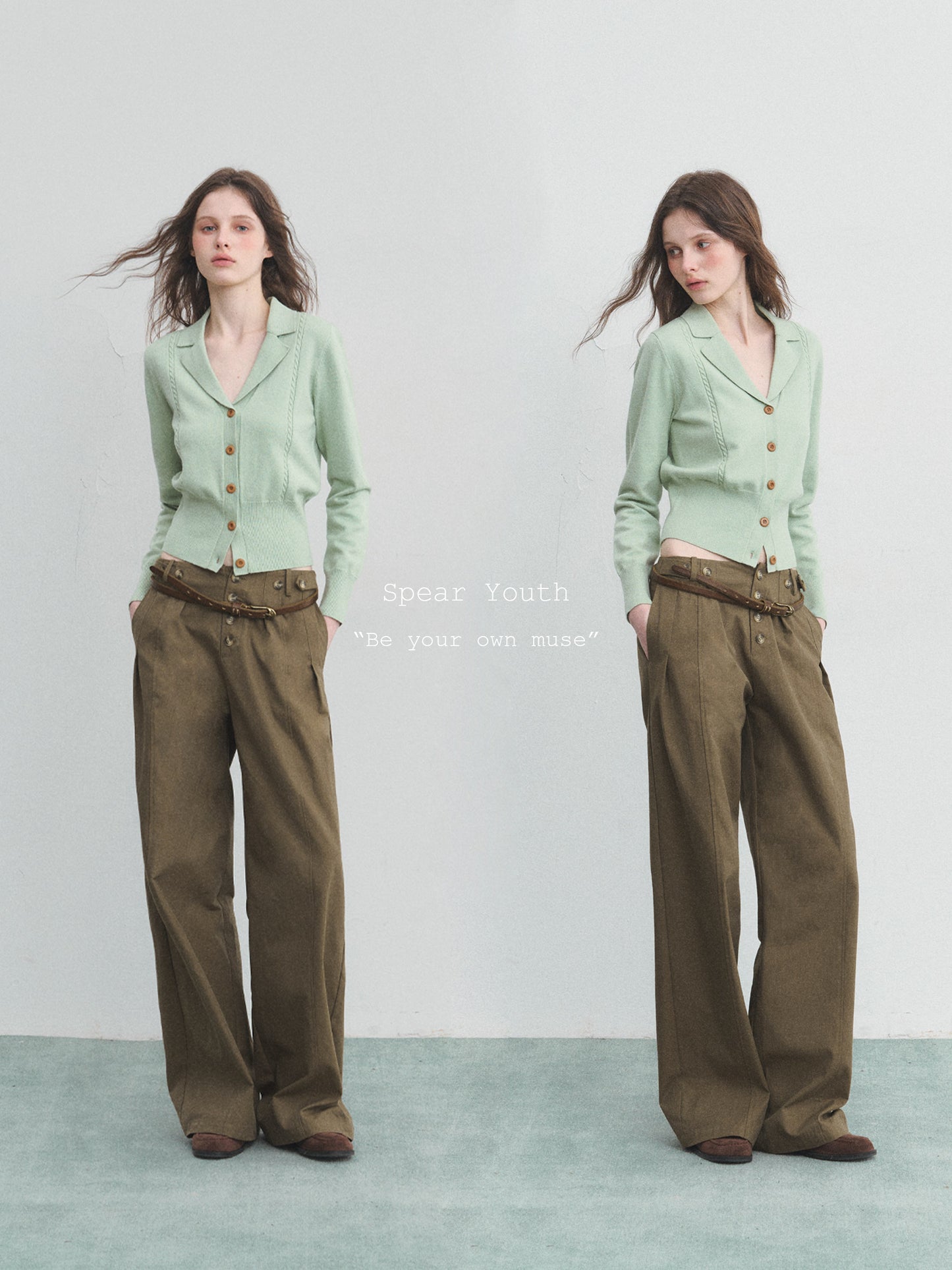 V-Neck Spring Knit Top SPY0037