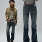 Vintage Washed Flare Jeans WAT0013