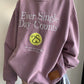 Letter Embroidered Pullover YLS1055