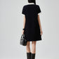 Color-Block Design Polo Dress FER0217