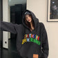 Key Neck Rainbow Logo Sweat Hoodie YLS1058