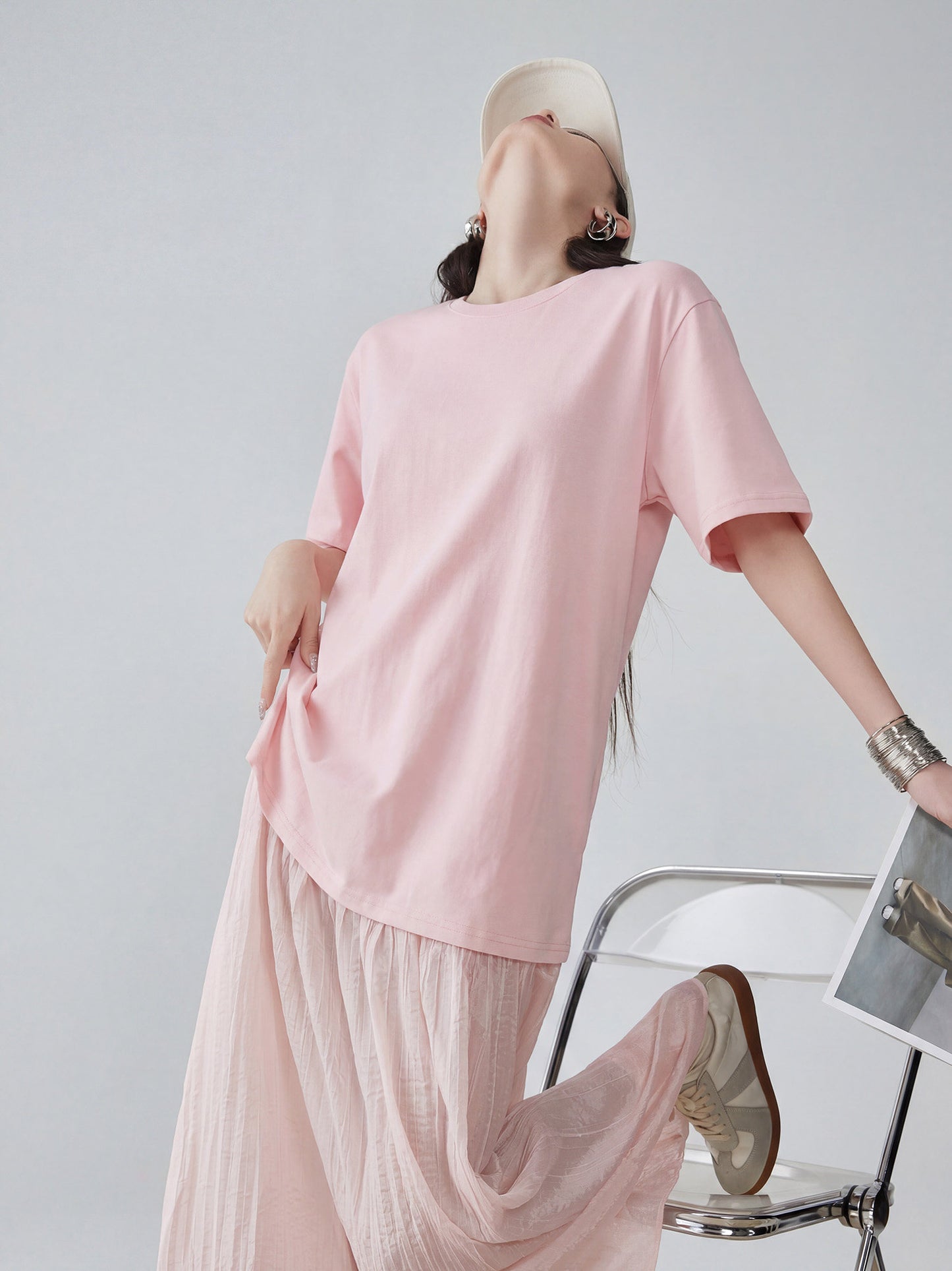 T-Shirt Docking Crinkle Skirt FER0209