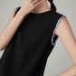 Striped Patchwork Sleeveless Vest Dress FER0066