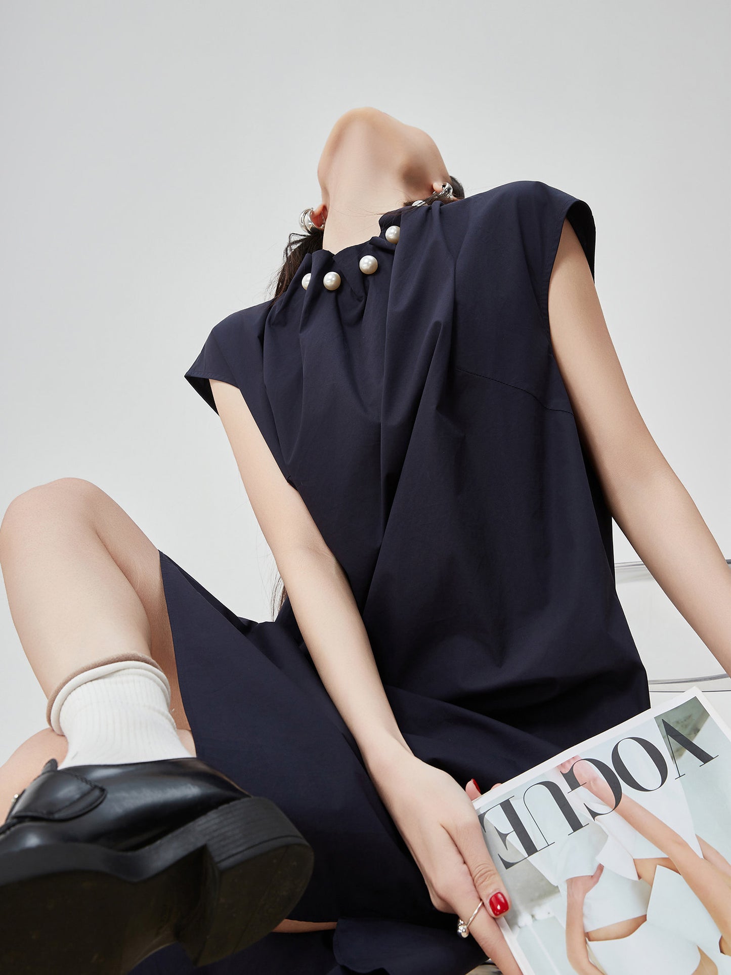 Pearl Necklace A-Line Dress FER0242