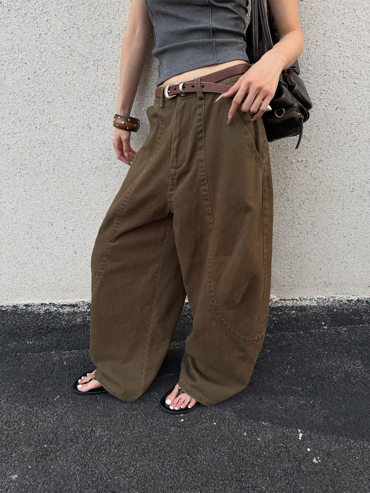 Curved Cargo Pants WWP0013