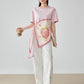 Scarf Layered Style Design Top FER0292