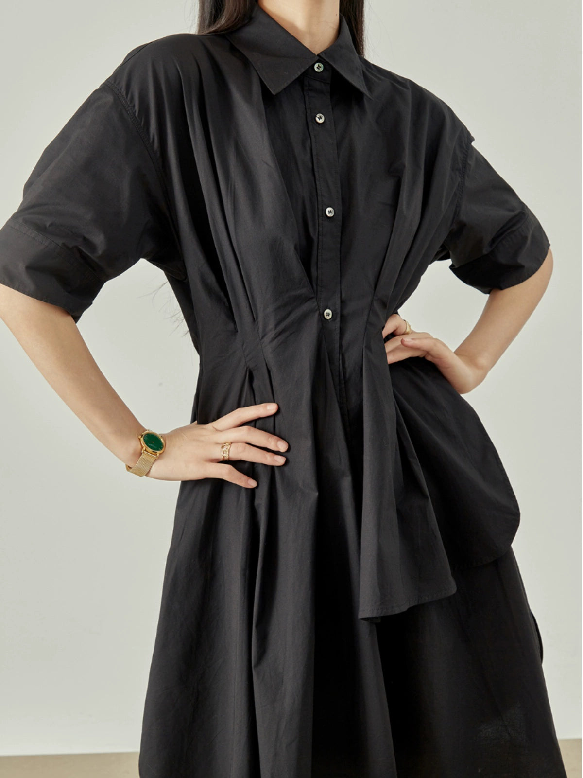 Shirt Flare Dress LLA0128