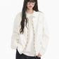 Ribbon Spliced Collar Jacket KIP0003