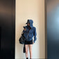 Denim Zip-Up Hoodie YLS1041