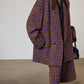 Tweed Plaid Blazer / Half Pants SUY0018