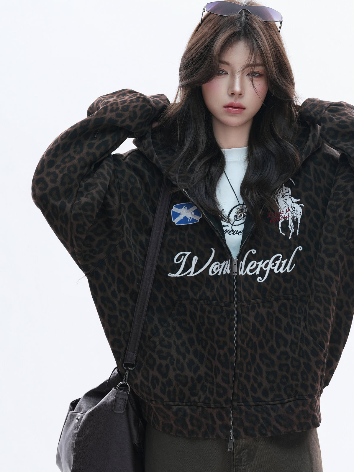 Leopard Hooded Short Jacket WLS0006