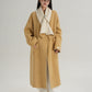 Scarf Collarless Coat SRS0412