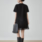 Rhinestone Short-Sleeve T-Shirt Dress FER0080