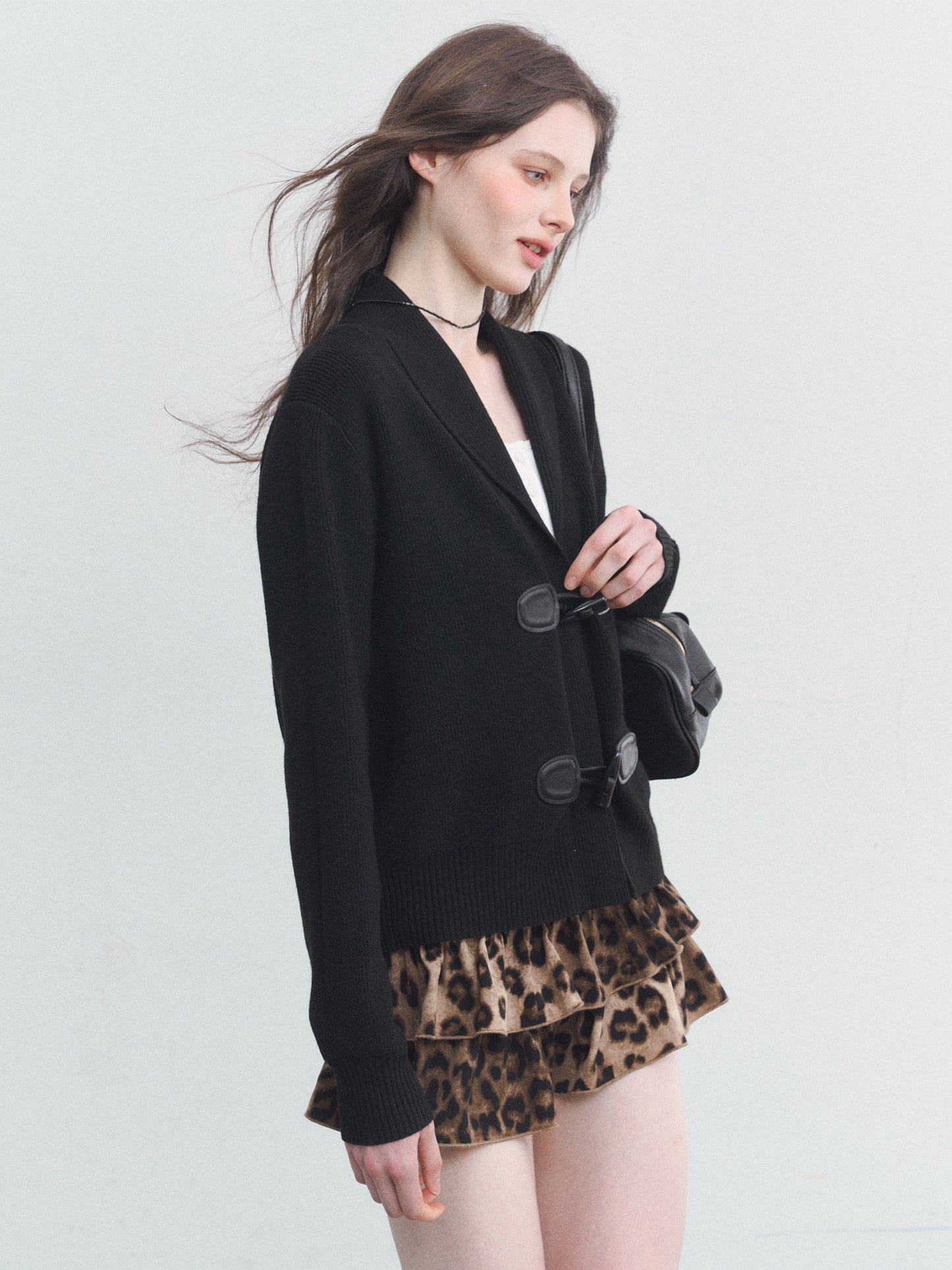 Duffle Button Long-Sleeve Top SPY0026