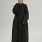 Mock Neck Long Coat SRS0407